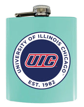 Load image into Gallery viewer, University of Illinois at Chicago 7 oz Steel Flask Matte Finish Officially Licensed Collegiate Product
