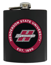 Load image into Gallery viewer, Henderson State Reddies 7 oz Steel Flask Matte Finish Officially Licensed Collegiate Product
