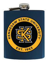 Load image into Gallery viewer, Kennesaw State University 7 oz Steel Flask Matte Finish Officially Licensed Collegiate Product
