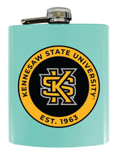 Load image into Gallery viewer, Kennesaw State University 7 oz Steel Flask Matte Finish Officially Licensed Collegiate Product
