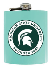 Load image into Gallery viewer, Michigan State Spartans 7 oz Steel Flask Matte Finish Officially Licensed Collegiate Product
