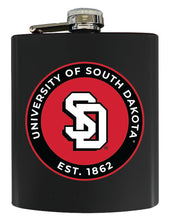 Load image into Gallery viewer, South Dakota Coyotes 7 oz Steel Flask Matte Finish Black Officially Licensed Collegiate Product Single
