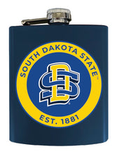 Load image into Gallery viewer, South Dakota State Jackrabbits 7 oz Steel Flask Matte Finish Navy Officially Licensed Collegiate Product Single
