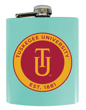 Load image into Gallery viewer, Tuskegee University 7 oz Steel Flask Matte Finish Officially Licensed Collegiate Product
