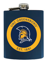 Load image into Gallery viewer, North Carolina Greensboro Spartans 7 oz Steel Flask Matte Finish Officially Licensed Collegiate Product
