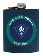 Load image into Gallery viewer, North Carolina Wilmington Seahawks 7 oz Steel Flask Matte Finish Officially Licensed Collegiate Product
