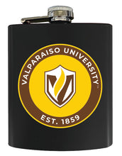 Load image into Gallery viewer, Valparaiso University 7 oz Steel Flask Matte Finish Black Officially Licensed Collegiate Product Single
