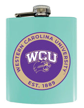 Load image into Gallery viewer, Western Carolina University 7 oz Steel Flask Matte Finish Officially Licensed Collegiate Product
