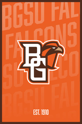 Bowling Green Falcons Vintage College Poster Officially Licensed Collegiate Product 8 x 10-Inches