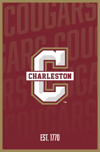 College of Charleston Vintage College Poster Officially Licensed Collegiate Product 11 x 17-Inches