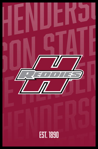 Henderson State Reddies Vintage College Poster Officially Licensed Collegiate Product 16 x 24-Inches