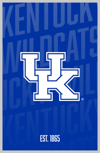 Kentucky Wildcats Vintage College Poster Officially Licensed Collegiate Product 11 x 14-Inches