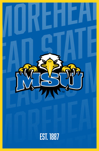 Morehead State University Vintage College Poster Officially Licensed Collegiate Product 8 x 10-Inches