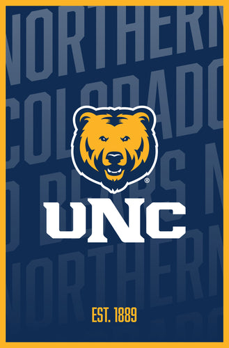 Northern Colorado Bears Vintage College Poster Officially Licensed Collegiate Product 16 x 24-Inches