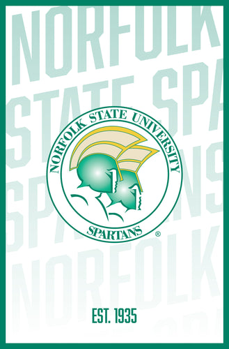 Norfolk State University Vintage College Poster Officially Licensed Collegiate Product 11 x 17-Inches