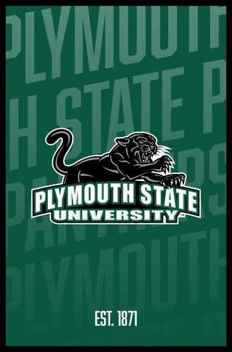 Plymouth State University Vintage College Poster Officially Licensed Collegiate Product 16 x 24-Inches