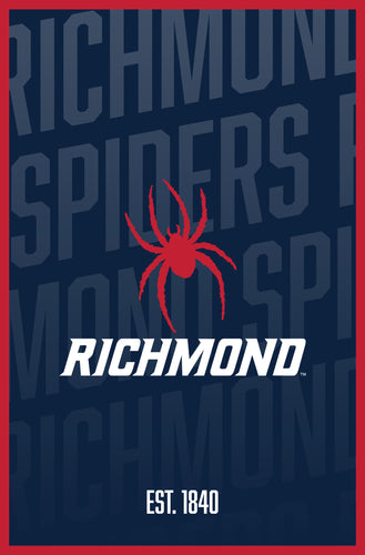 Richmond Spiders Vintage College Poster Officially Licensed Collegiate Product 8 x 10-Inches