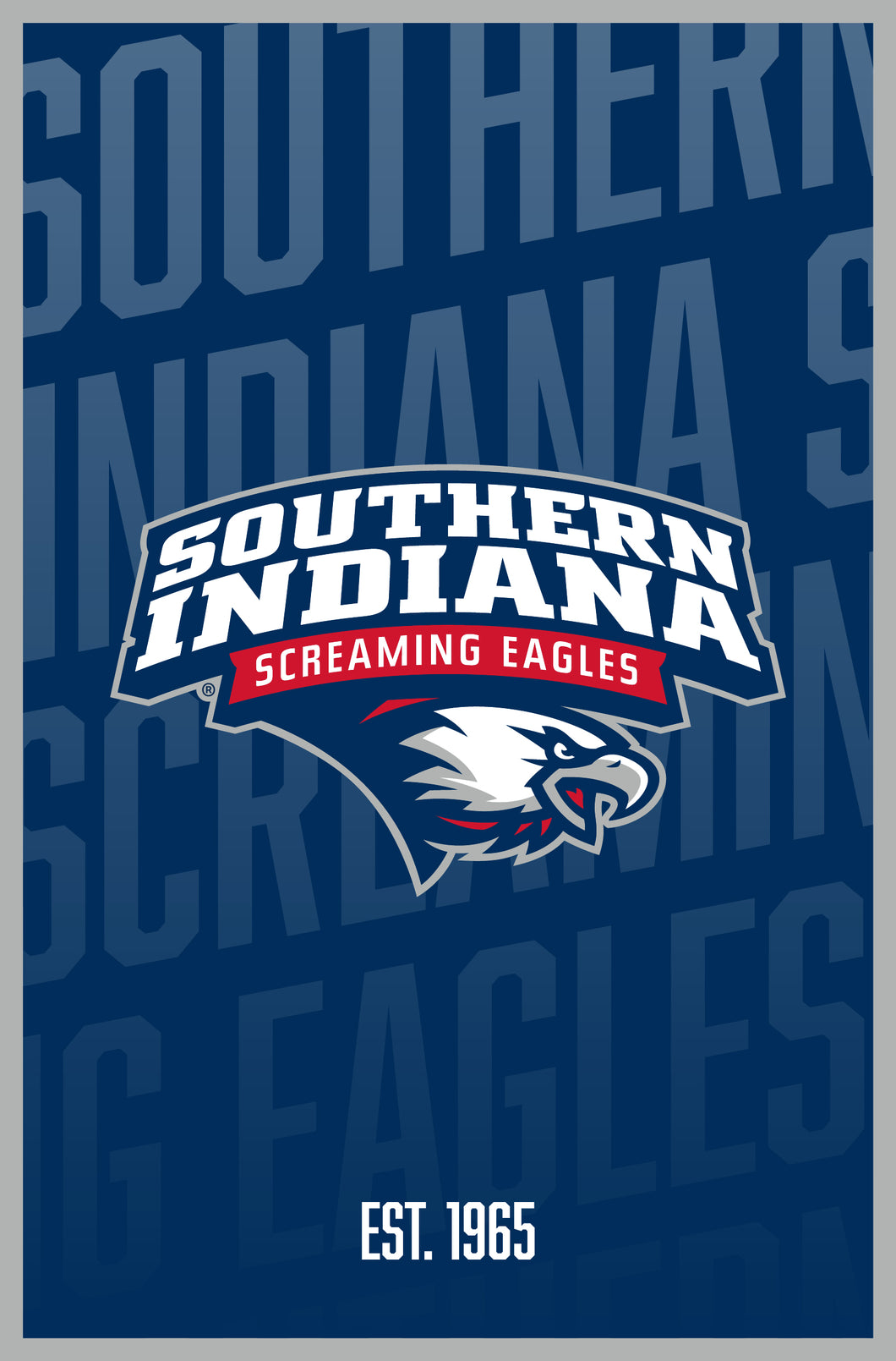 University of Southern Indiana Vintage College Poster Officially Licensed Collegiate Product 11 x 17-Inches