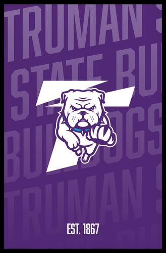 Truman State University Vintage College Poster Officially Licensed Collegiate Product 11 x 17-Inches