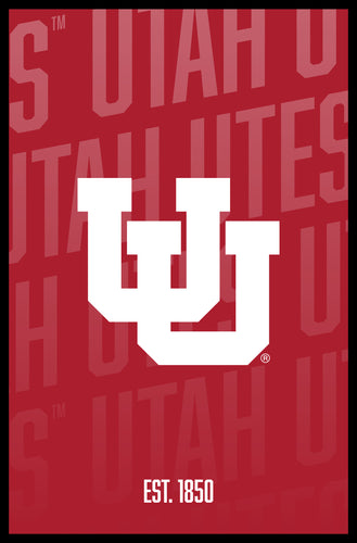 Utah Utes Vintage College Poster Officially Licensed Collegiate Product 16 x 24-Inches