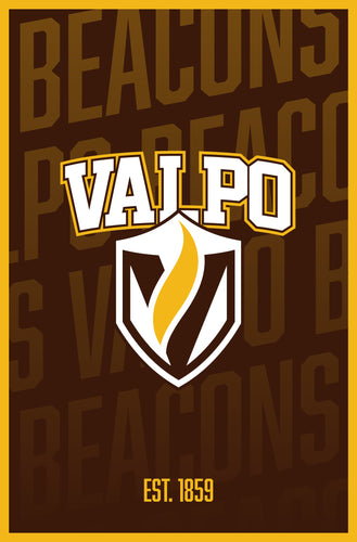 Valparaiso University Vintage College Poster Officially Licensed Collegiate Product 16 x 24-Inches