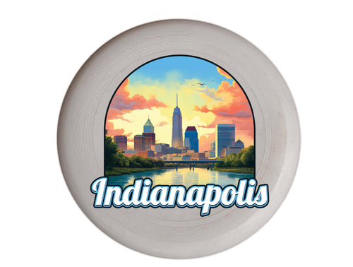 Indianapolis Indiana Design B Souvenir Frisbee Flying Disc 4-Pack