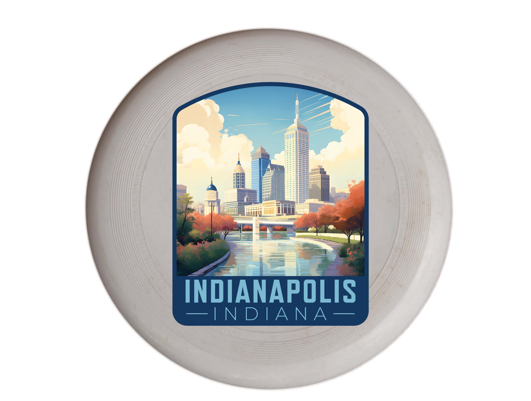 Indianapolis Indiana Design A Souvenir Frisbee Flying Disc 4-Pack