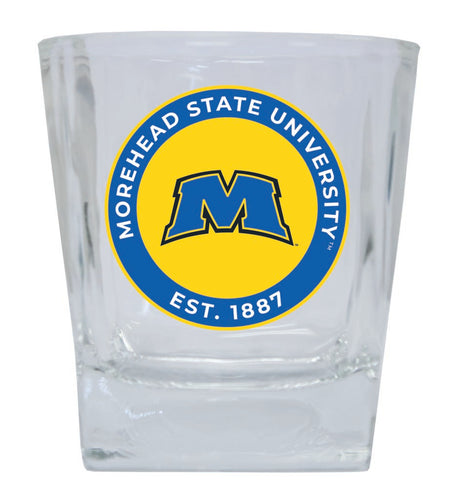 Morehead State University 10 oz Whiskey Rocks Glass Circle Design Officially Licensed Collegiate Product 