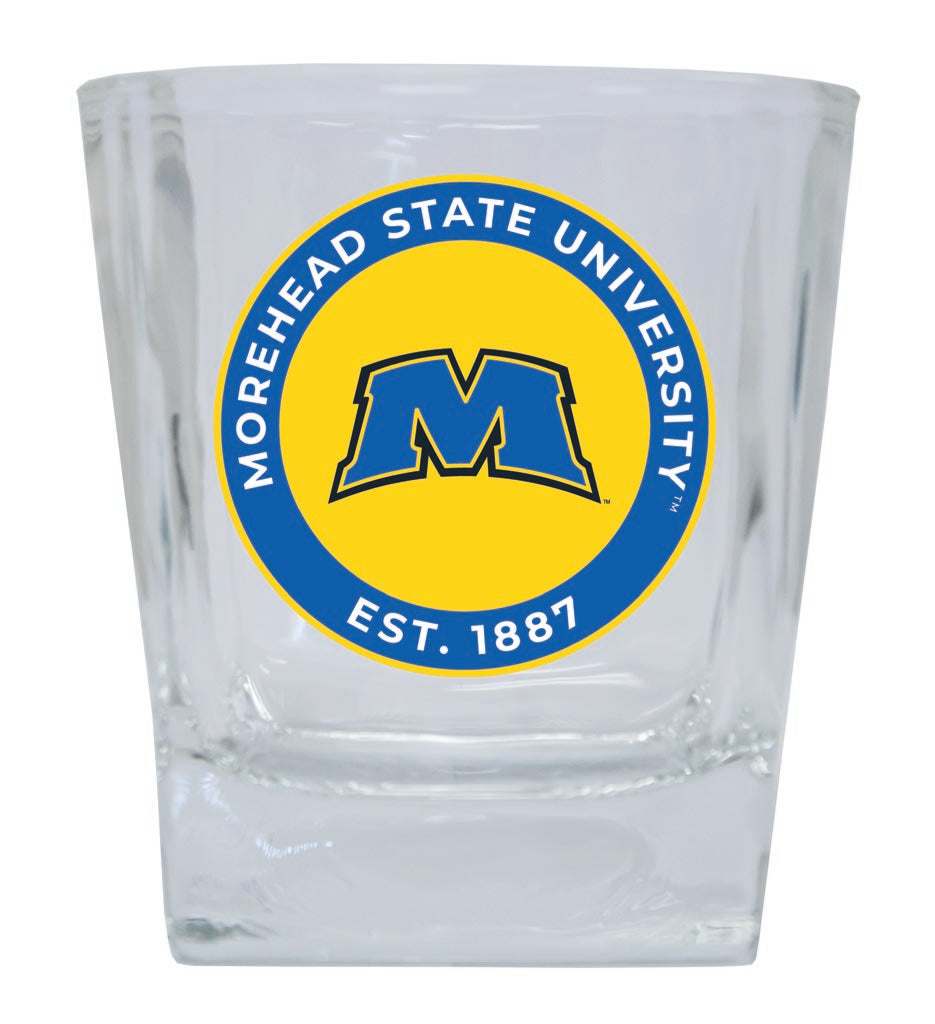 Morehead State University 10 oz Whiskey Rocks Glass Circle Design Officially Licensed Collegiate Product 