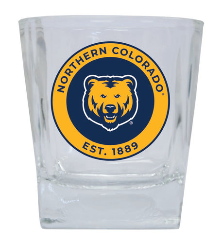 Northern Colorado Bears 10 oz Whiskey Rocks Glass Circle Design Officially Licensed Collegiate Product 