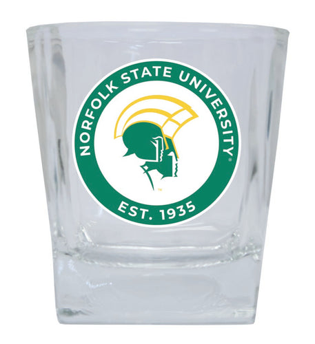 Norfolk State University 10 oz Whiskey Rocks Glass Circle Design Officially Licensed Collegiate Product 