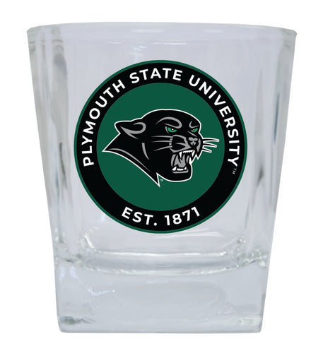 Plymouth State University 10 oz Whiskey Rocks Glass Circle Design Officially Licensed Collegiate Product