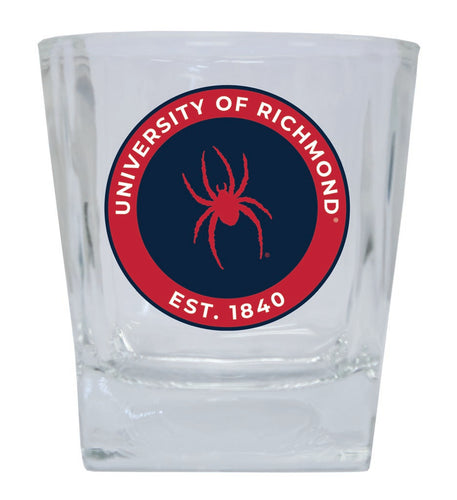 Richmond Spiders 10 oz Whiskey Rocks Glass Circle Design Officially Licensed Collegiate Product