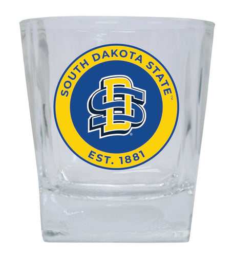 South Dakota State Jackrabbits 10 oz Whiskey Rocks Glass Circle Design Officially Licensed Collegiate Product