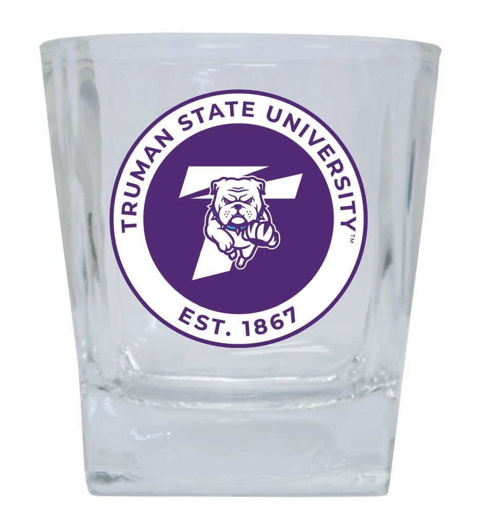 Truman State University 10 oz Whiskey Rocks Glass Circle Design Officially Licensed Collegiate Product