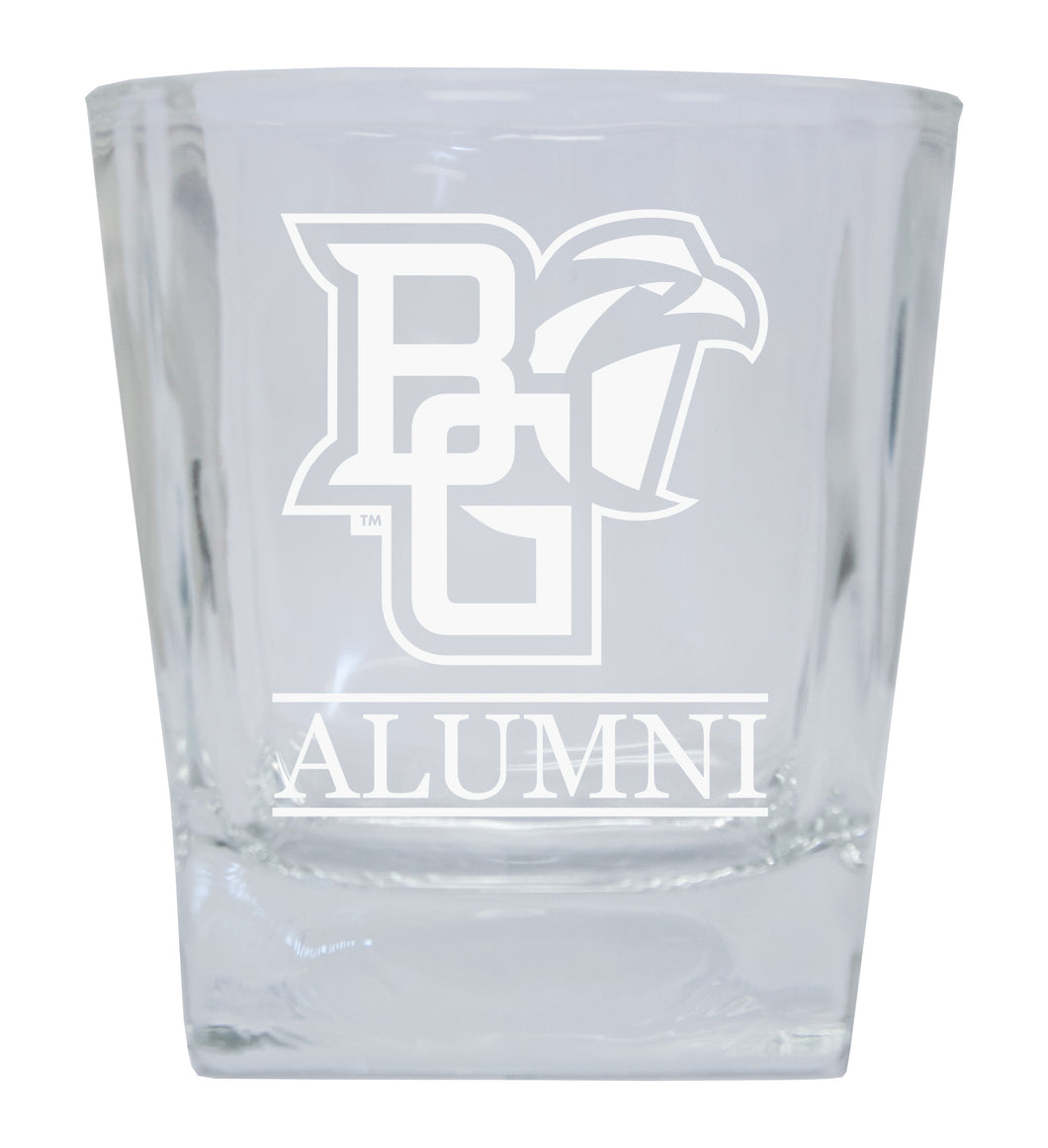 Bowling Green Falcons  Alumni Elegance 10oz Etched Glass Tumbler