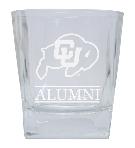 Colorado Buffaloes  Alumni Elegance 10oz Etched Glass Tumbler