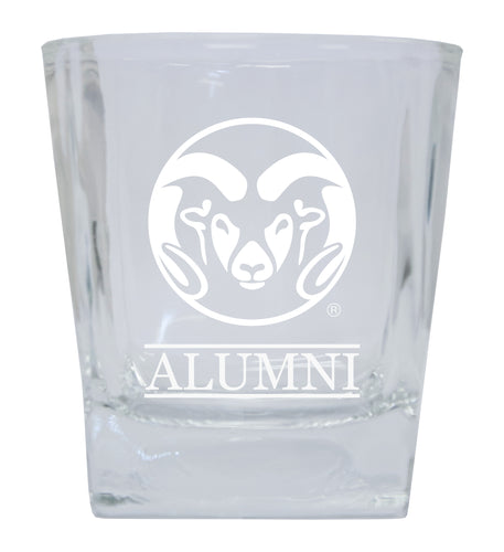 Colorado State Rams  Alumni Elegance 10oz Etched Glass Tumbler