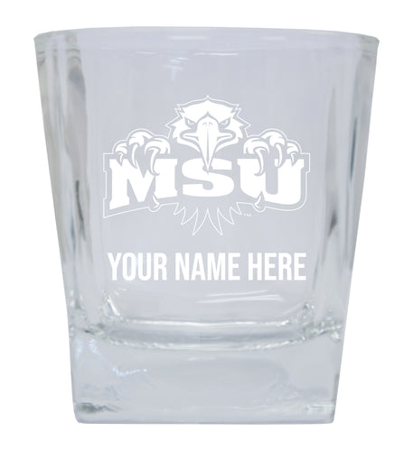 Morehead State University Customizable Etched 8 oz Whiskey Rocks Glass Officially Licensed Collegiate Product Single Unit