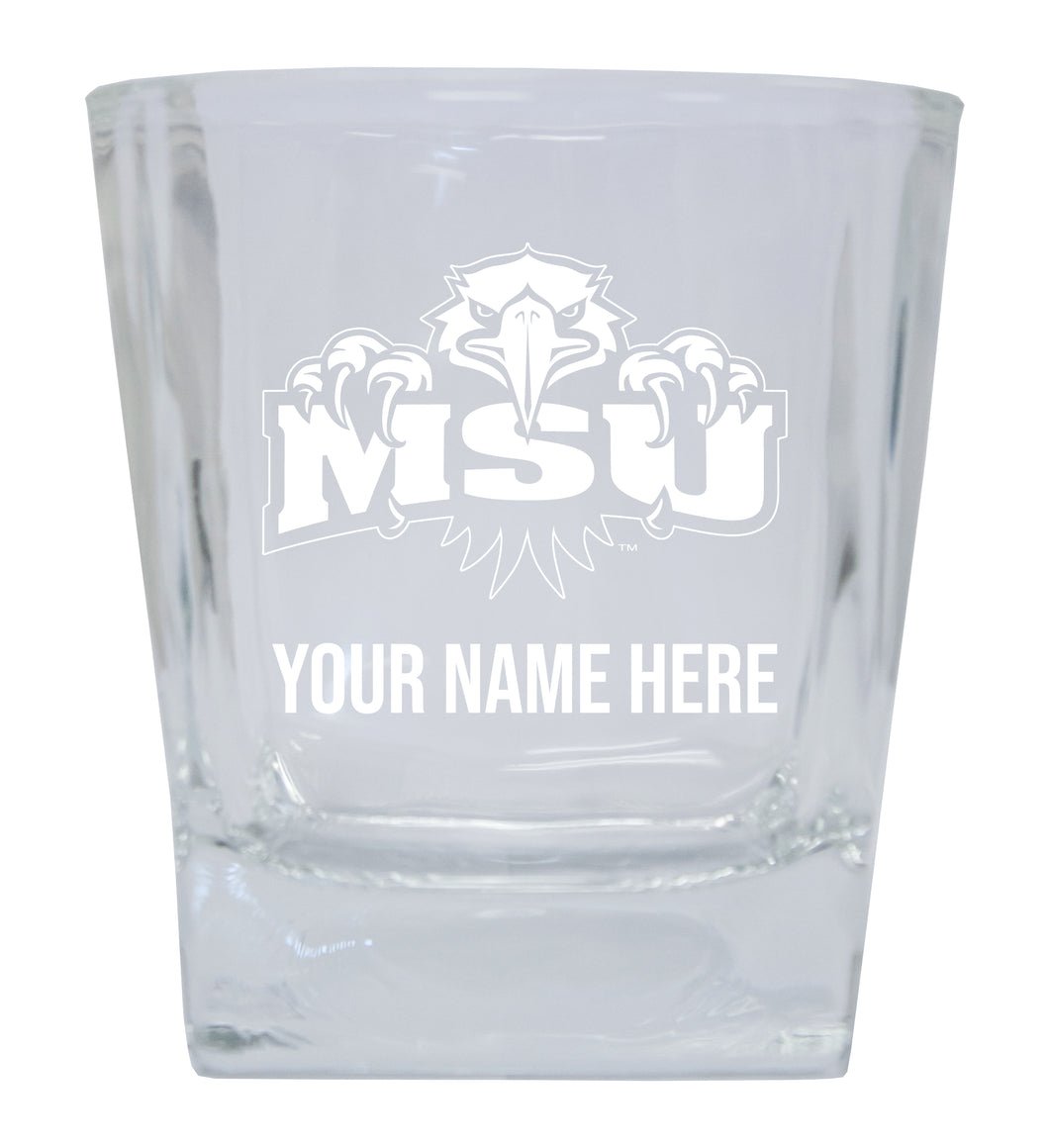 Morehead State University Customizable Etched 8 oz Whiskey Rocks Glass Officially Licensed Collegiate Product Single Unit