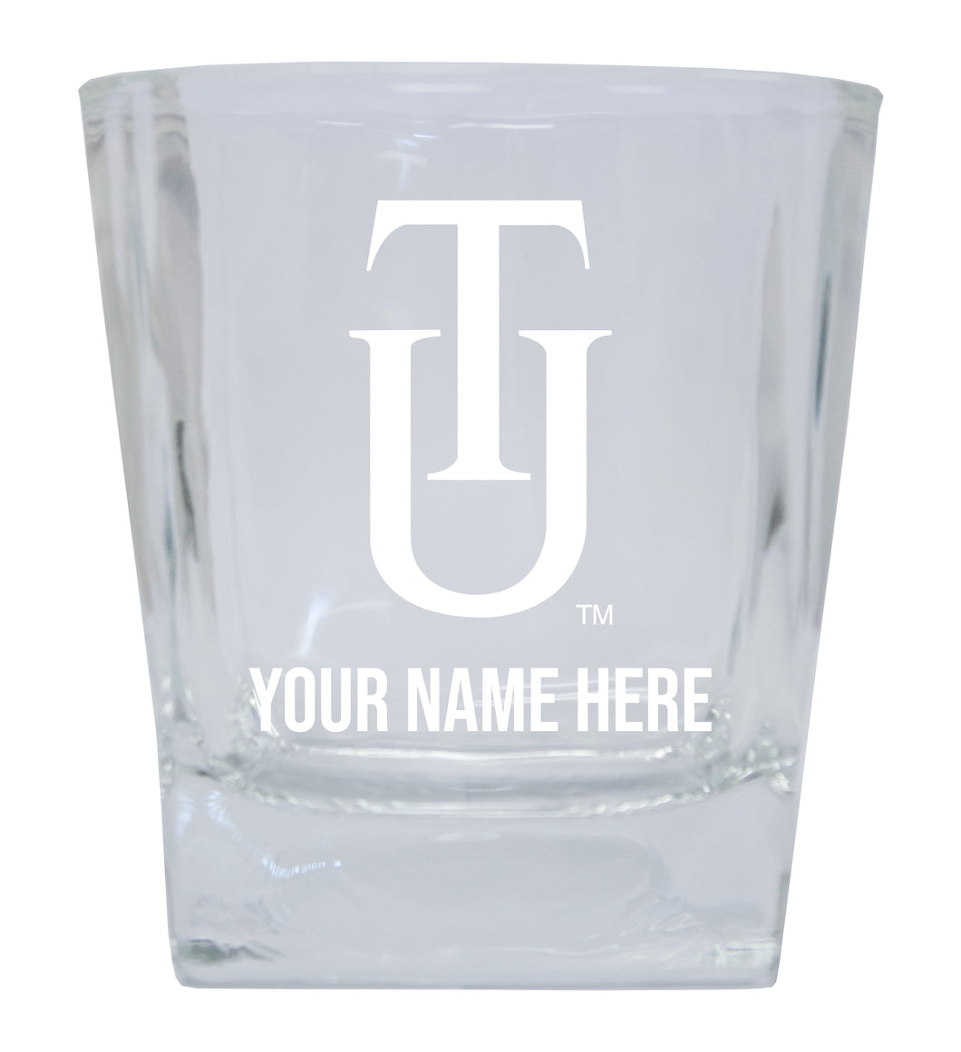 Tuskegee University Customizable Etched 8 oz Whiskey Rocks Glass Officially Licensed Collegiate Product 4-Pack