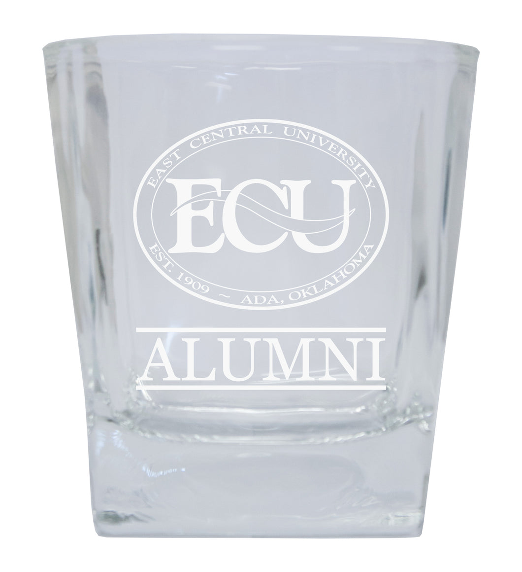 East Central University Tigers Alumni Elegance - 5 oz Etched Shooter Glass Tumbler