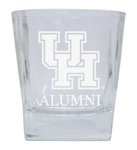 University of Houston  Alumni Elegance 10oz Etched Glass Tumbler