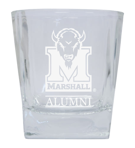 Marshall Thundering Herd  Alumni Elegance 10oz Etched Glass Tumbler