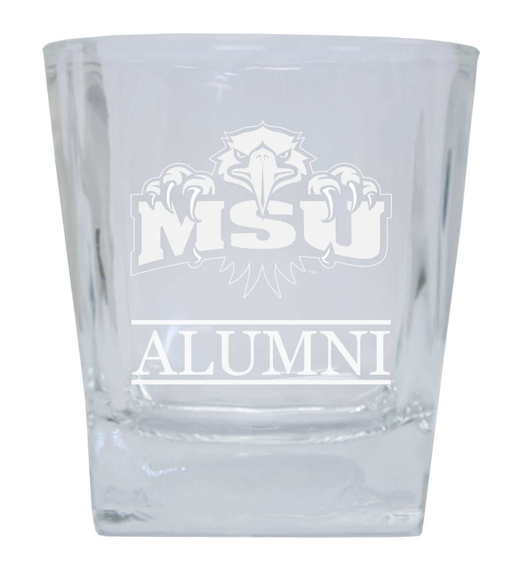 Morehead State University Etched Alumni 10oz Glass Tumbler