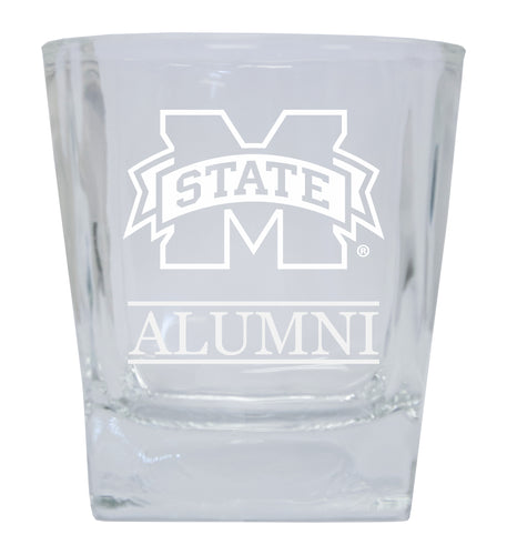 Mississippi State Bulldogs  Alumni Elegance 10oz Etched Glass Tumbler