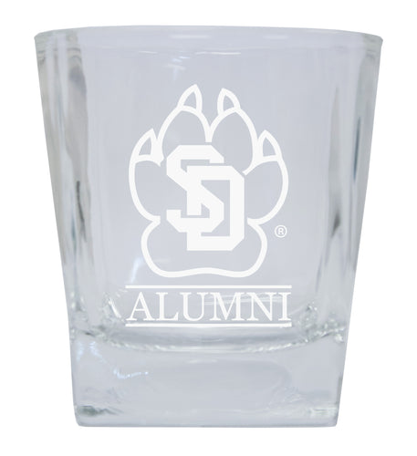 South Dakota Coyotes  Alumni Elegance 10oz Etched Glass Tumbler