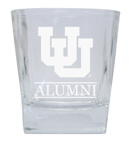 Utah Utes  Alumni Elegance 10oz Etched Glass Tumbler