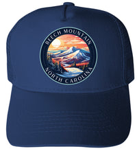 Load image into Gallery viewer, Beech Mountain North Carolina Design B Navy Unisex Mesh Back Trucker Hat with Adjustable Snapback 4-Pack
