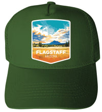 Load image into Gallery viewer, Flagstaff Arizona Virginia Design A  Unisex Mesh Back Trucker Hat with Adjustable Snapback
